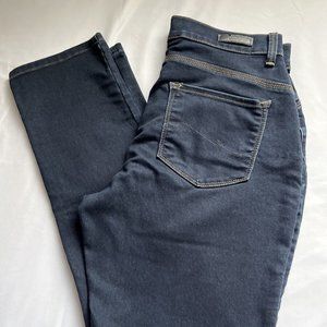 Lee Easy Fit Cropped Women's Denim Dark Blue Jeans Size: 10 Medium Stretch